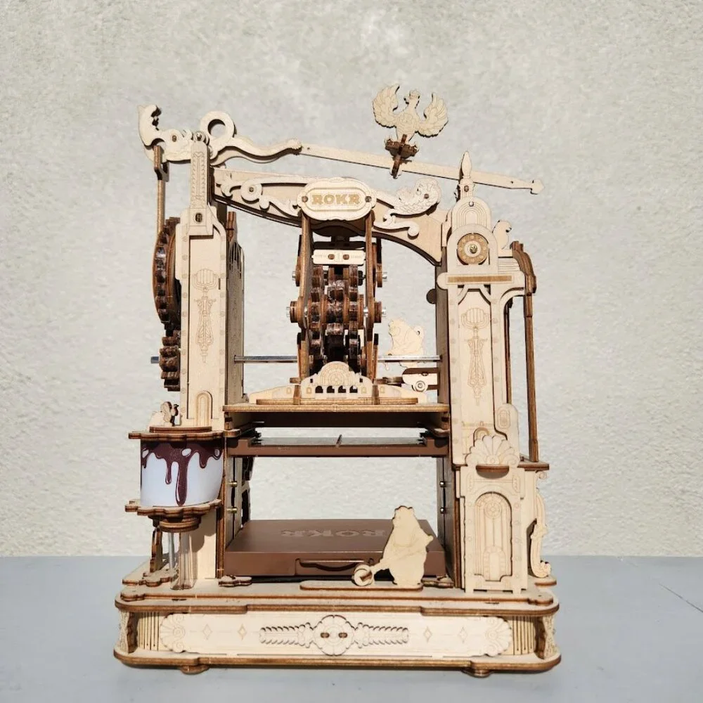 Handmade printing press